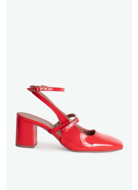 SAPATO MARY JANE SUZANA SANTOS VERMELHO